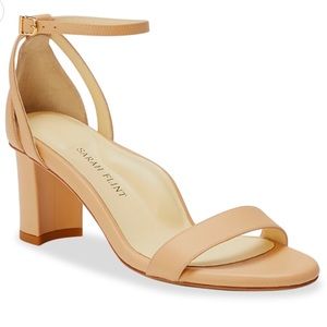 Sarah Flint Perfect Block Sandal 60 in Sand Calf. Only worn once.